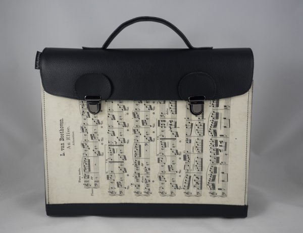 Aktentasche aus einem Notenblatt von Beethoven "An Elise"