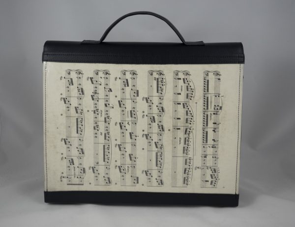 Aktentasche aus einem Notenblatt von Beethoven "An Elise"