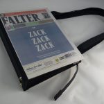 Damentasche aus der Zeitung FALTER - ZACK-ZACK-ZACK Ausgabe vom Mai 2019